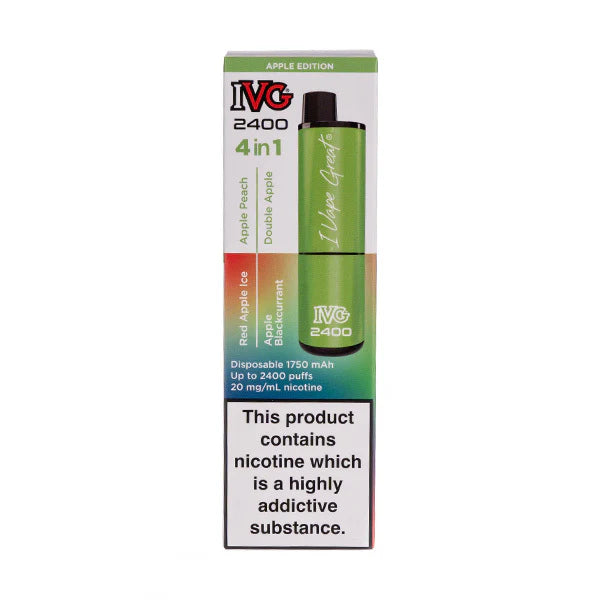 IVG 2400 Disposable Vape Kit - Apple Edition (New)