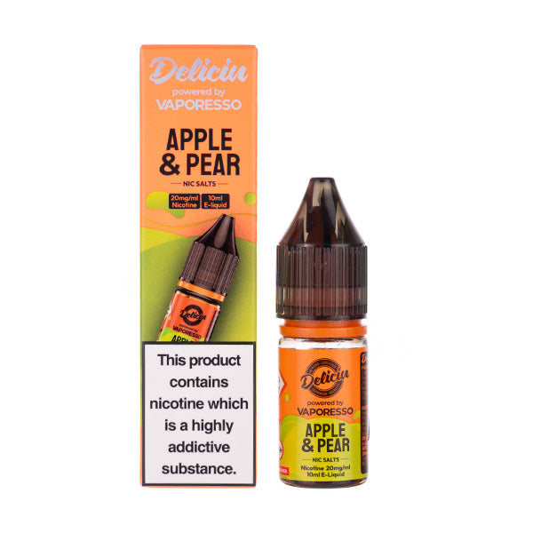 Apple and Pear Nic Salt E-Liquid by Vaporesso Deliciu V2