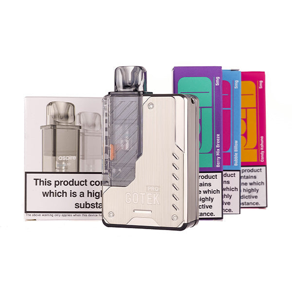 Aspire GoTek Pro Pod Kit Bundle