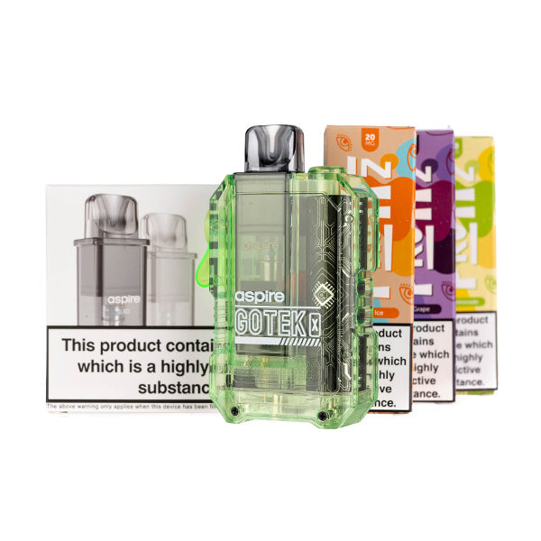 Aspire GoTek X Pod Kit Bundle