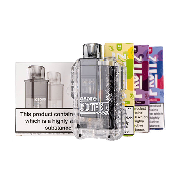 Aspire GoTek X Pod Kit Bundle