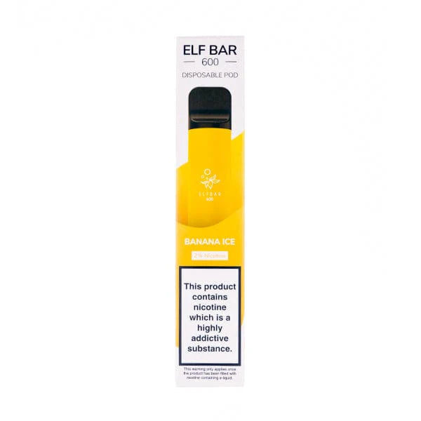 Elf Bar 600 Disposable Vape - Banana Ice
