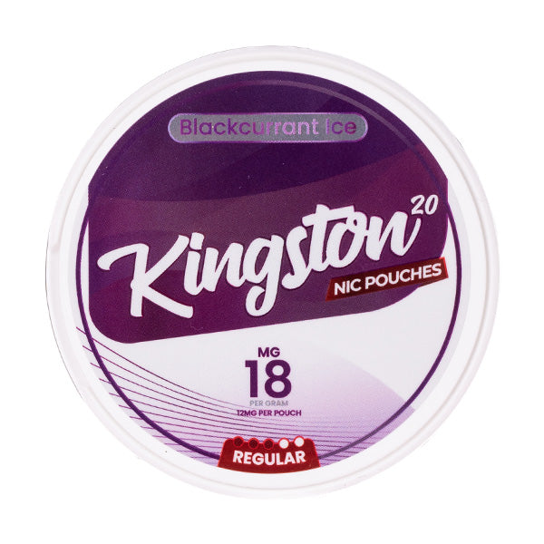 Blackcurrant Ice Nicotine Pouches by Kingston