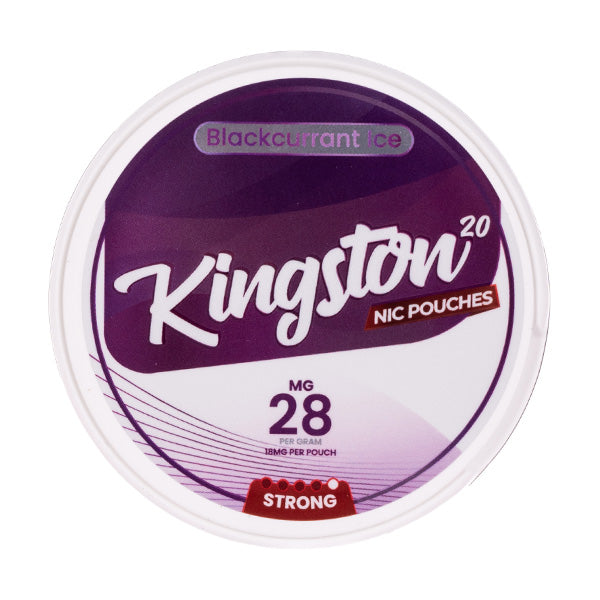 Blackcurrant Ice Nicotine Pouches by Kingston