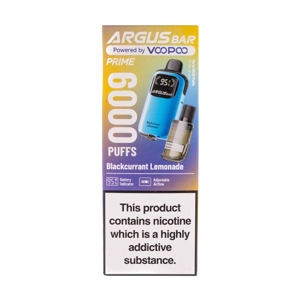 Voopoo Argus Bar Prime 6000 Disposable Vape