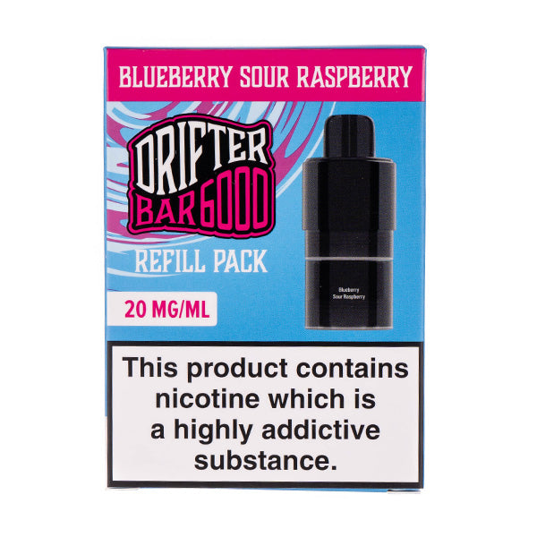 Blueberry Sour Raspberry Drifter 6000 Prefilled Pod + Refill by Drifter