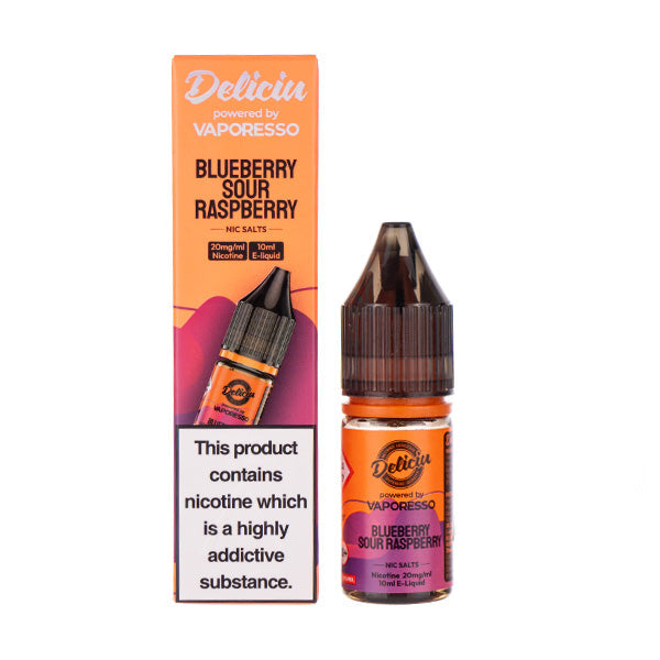 Blueberry Sour Raspberry Nic Salt E-Liquid by Vaporesso Deliciu V2