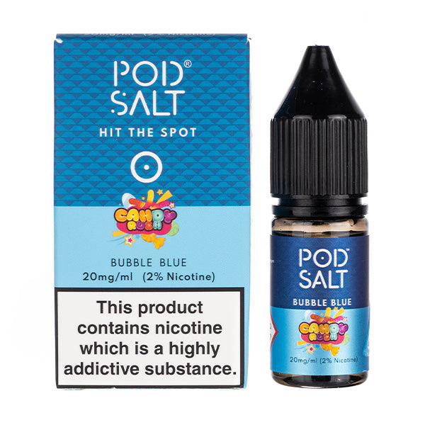 Bubble Blue Nic Salt E-Liquid by Pod Salt