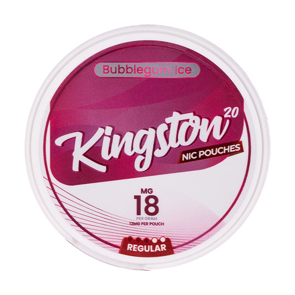Bubblegum Ice Nicotine Pouches by Kingston