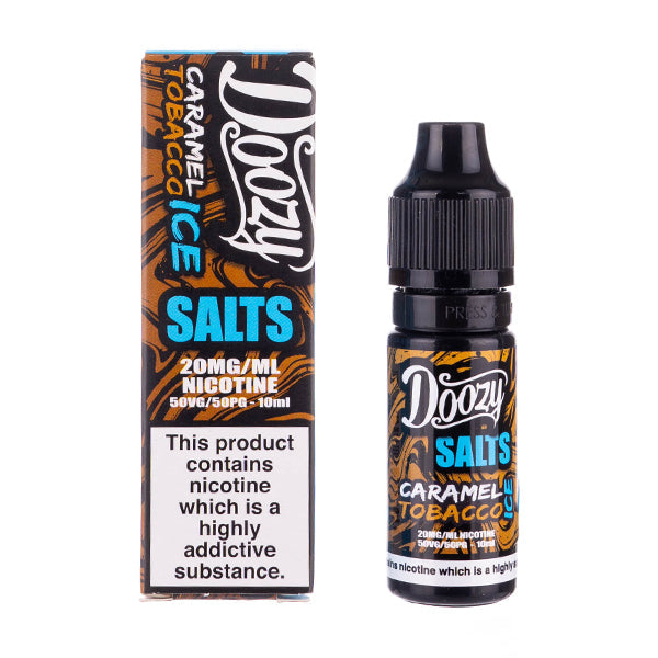 Caramel Tobacco ICE Nic Salt E-Liquid by Doozy