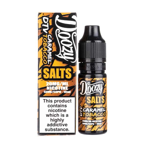 Caramel Tobacco Nic Salt E-Liquid by Doozy