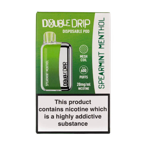 Double Drip Disposable Vape - Spearmint Menthol