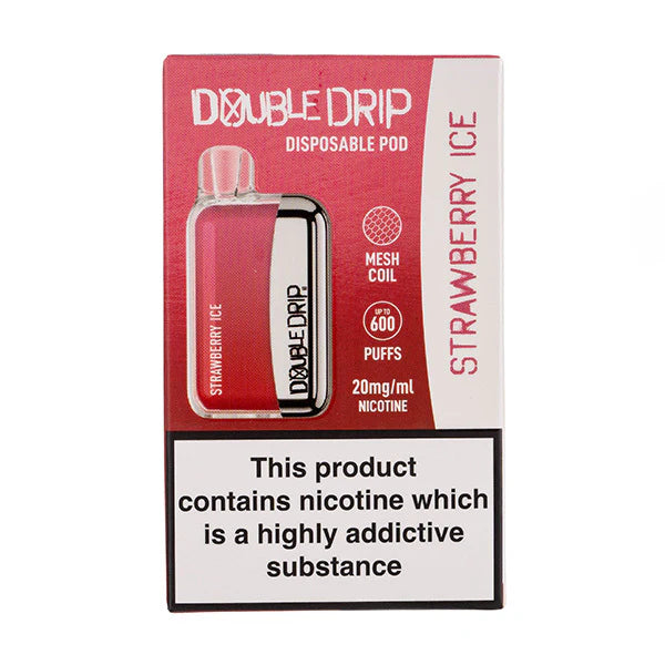 Double Drip Disposable Vape - Strawberry Ice