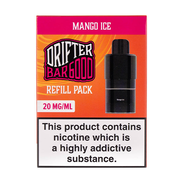 Mango Ice Drifter 6000 Prefilled Pod + Refill by Drifter