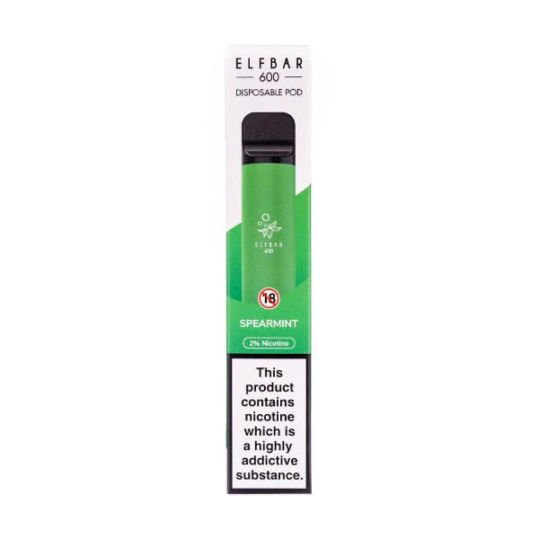 Elf Bar 600 Disposable Vape - Spearmint