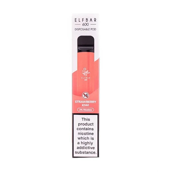 Elf Bar 600 Disposable Vape - Strawberry Kiwi