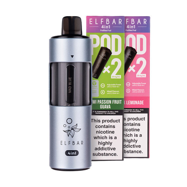 Elf Bar 4 in 1 Pod Kit Bundle