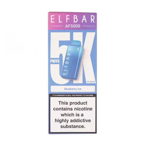 Elf Bar AF5000 Disposable Vape - Blueberry Ice