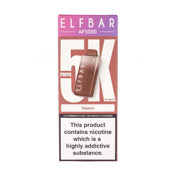 Elf Bar AF5000 Disposable Vape - Tobacco