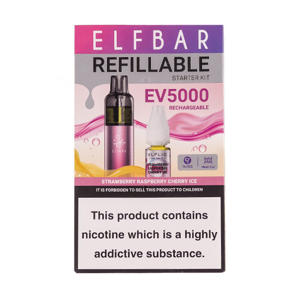 Elf Bar EV5000 Refillable Rechargeable Disposable Vape