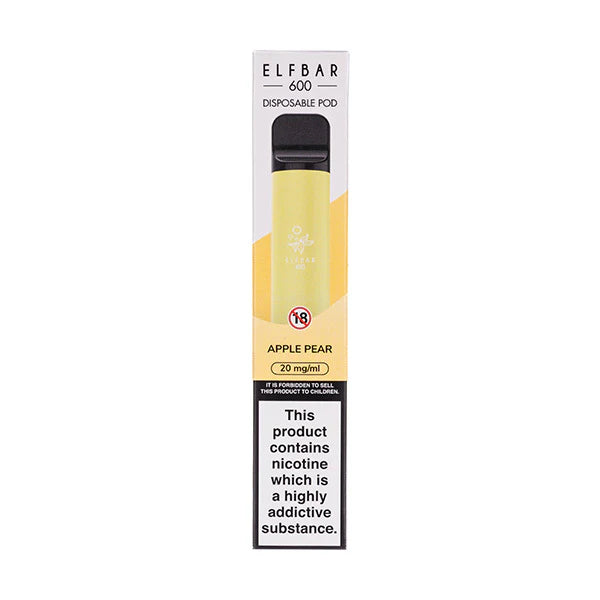 Elf Bar 600 Disposable Vape - Apple Pear (New)