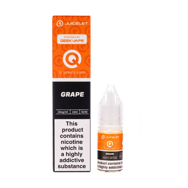 Grape Q Series 6000 Nic Salt E-Liquid by Juicelet