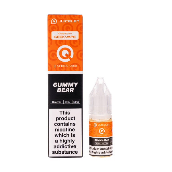 Gummy Bear Q Series 6000 Nic Salt E-Liquid by Juicelet