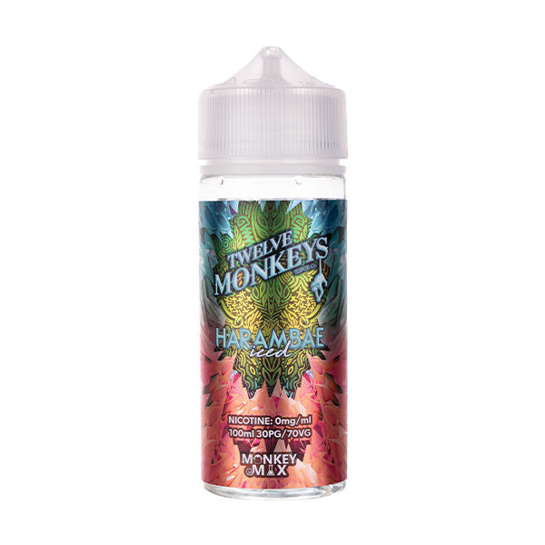 Harambae Iced 100ml Shortfill by Twelve Monkeys Ice Age