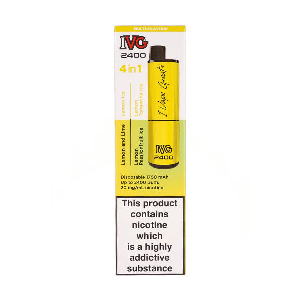 IVG 2400 Disposable Vape Kit - Lemon Edition