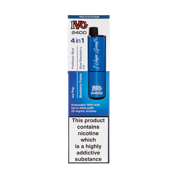 IVG 2400 Disposable Vape Kit - Blue Edition