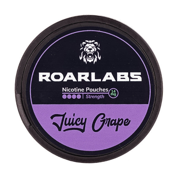 Juicy Grape Nicotine Pouches by Roarlabs