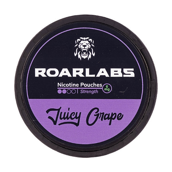 Juicy Grape Nicotine Pouches by Roarlabs