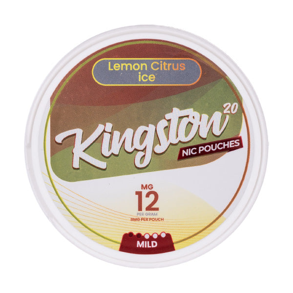 Lemon Citrus Ice Nicotine Pouches by Kingston