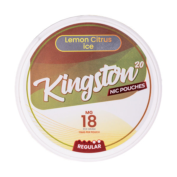 Lemon Citrus Ice Nicotine Pouches by Kingston