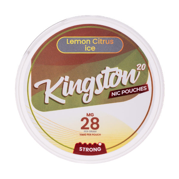 Lemon Citrus Ice Nicotine Pouches by Kingston