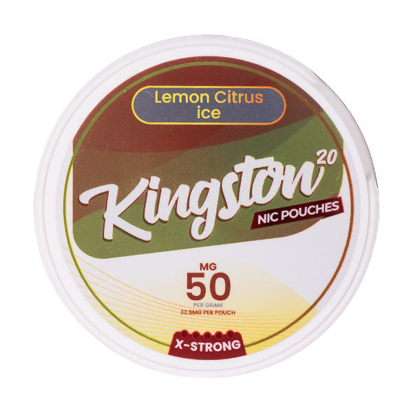 Lemon Citrus Ice Nicotine Pouches by Kingston