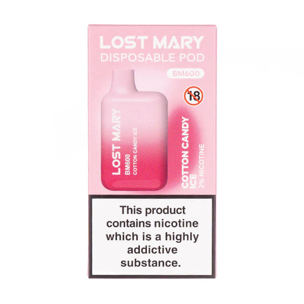 Lost Mary BM600 Disposable Vape - Cotton Candy Ice