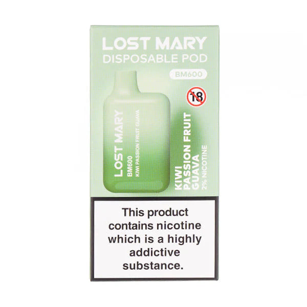 Lost Mary BM600 Disposable Vape - Kiwi Passionfruit Guava