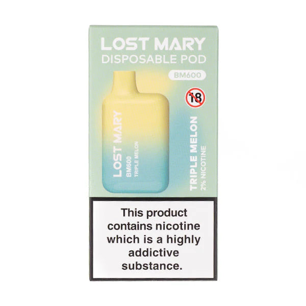 Lost Mary BM600 Disposable Vape - Triple Melon