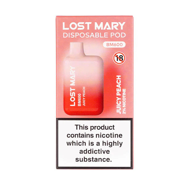 Lost Mary BM600 Disposable Vape - Juicy Peach