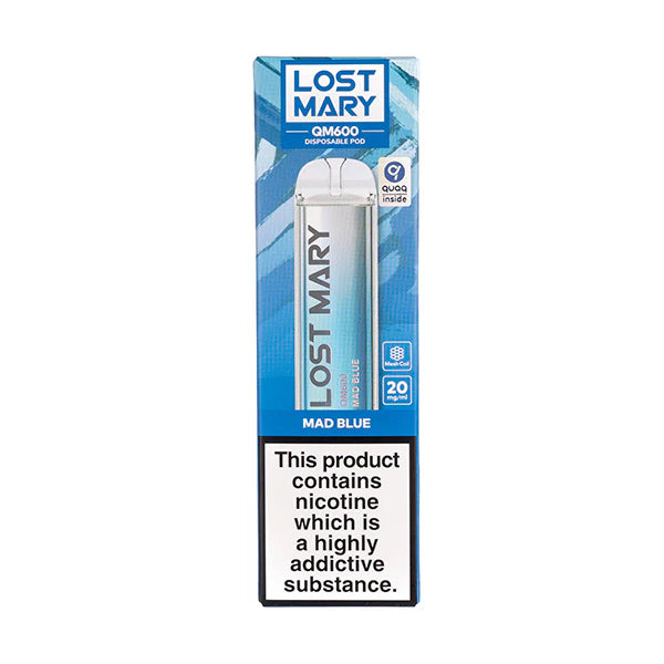 Lost Mary QM600 Disposable Vape - Mad Blue