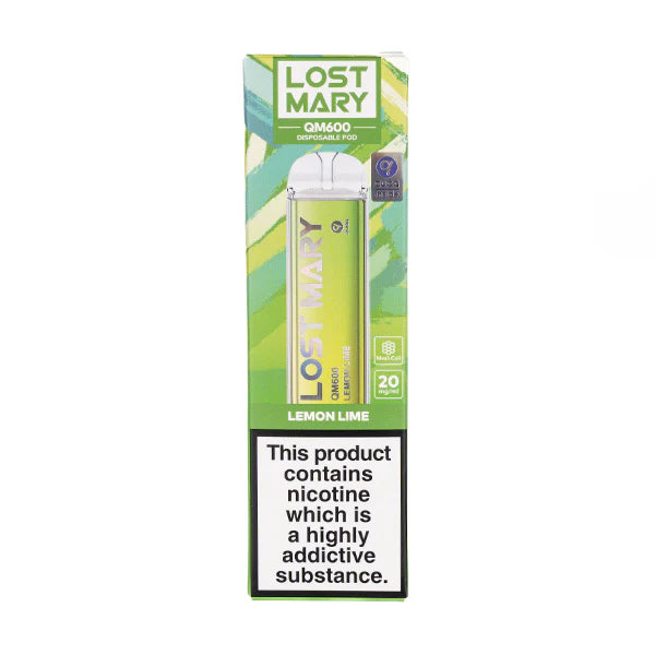 Lost Mary QM600 Disposable Vape - Lemon Lime