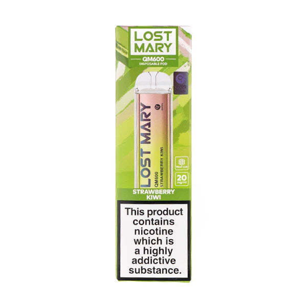 Lost Mary QM600 Disposable Vape - Strawberry Kiwi