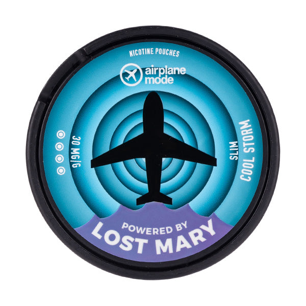 Cool Storm Airplane Mode Nicotine Pouches by Lost Mary