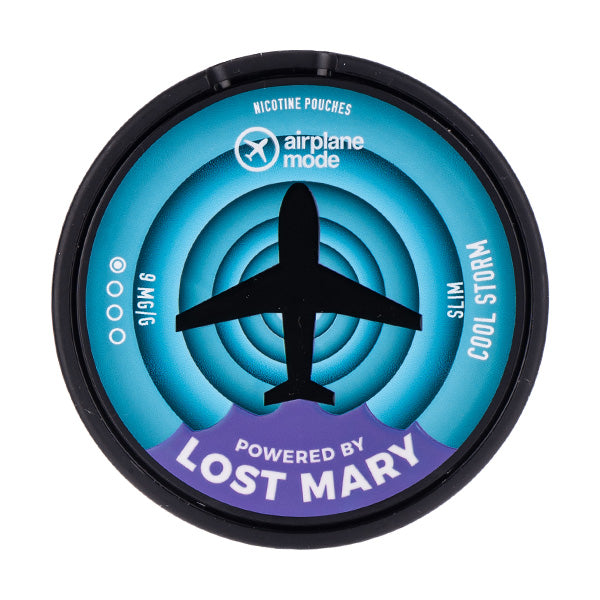 Cool Storm Airplane Mode Nicotine Pouches by Lost Mary
