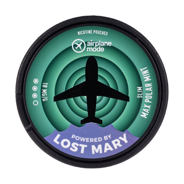 Max Polar Mint Airplane Mode Nicotine Pouches by Lost Mary