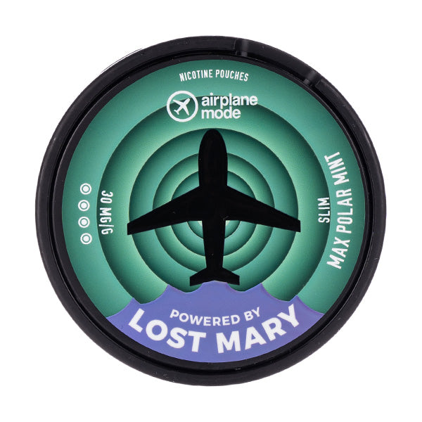 Max Polar Mint Airplane Mode Nicotine Pouches by Lost Mary
