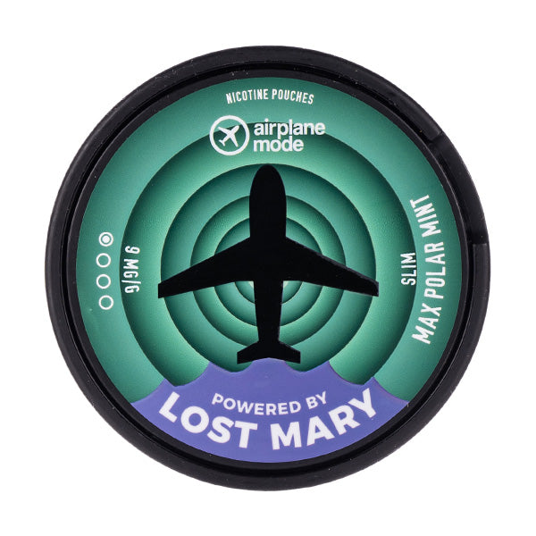 Max Polar Mint Airplane Mode Nicotine Pouches by Lost Mary
