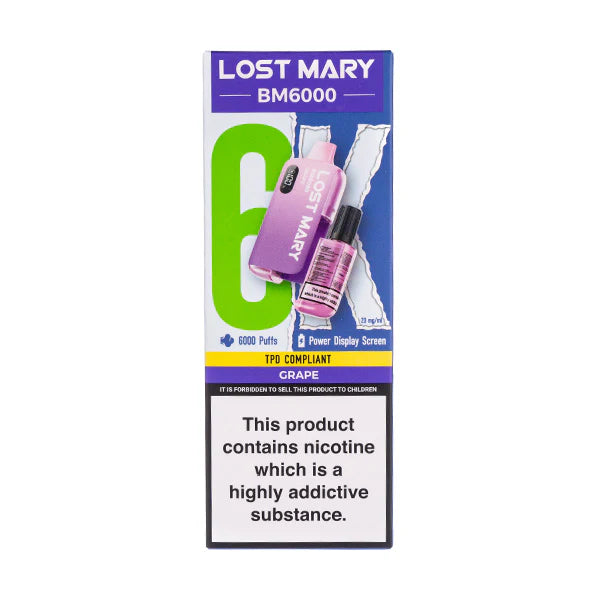 Lost Mary BM6000 Disposable Vape - Grape