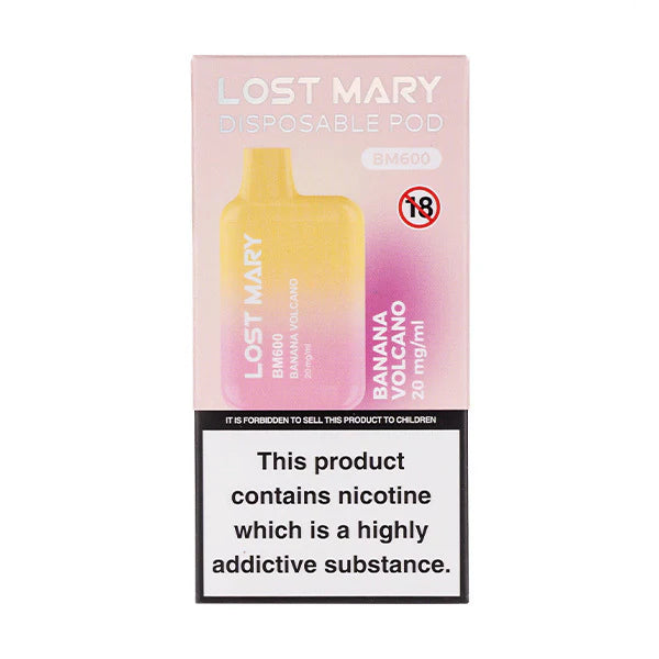 Lost Mary BM600 Disposable Vape - Banana Volcano(New)